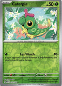 Pokemon Caterpie 010/165 Pokemon 151 Reverse Holo NM