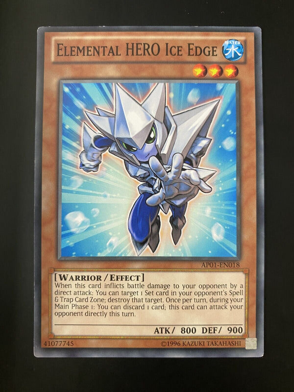 Yugioh Elemental Hero Ice Edge AP01-EN018 Common Unlimited Edition MP