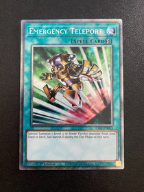 Yugioh Emergency Teleport RA02-EN053 Platinum Secret Rare 1st Edition NM