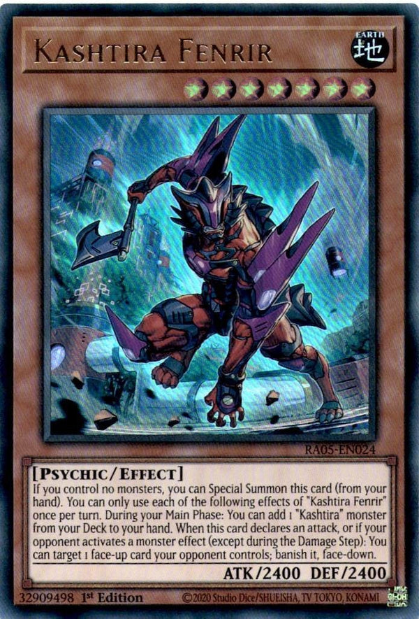 Yugioh Kashtira Fenrir Starlight RA05-EN024 Ultra Rare 1st Edition NM