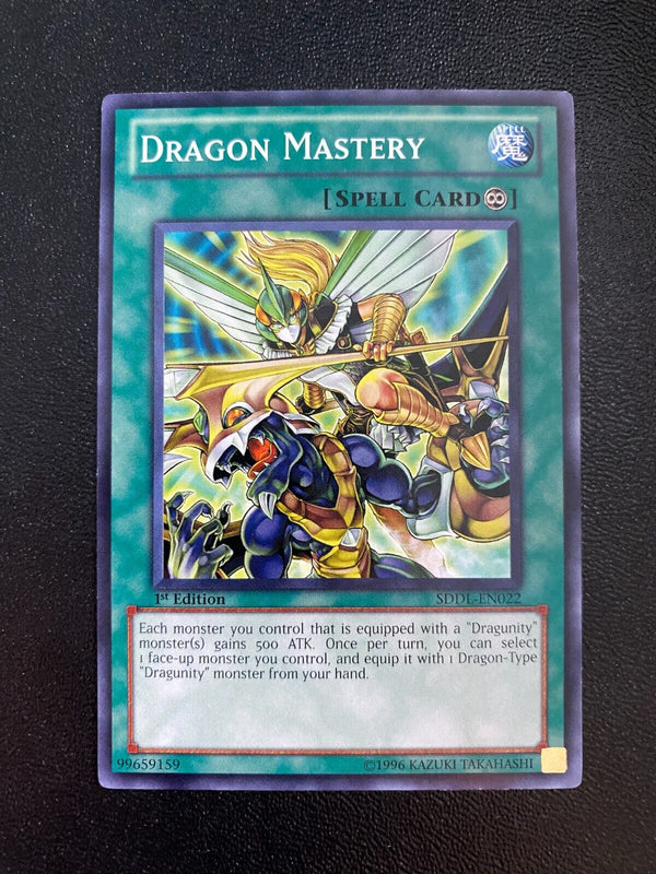 Yugioh Dragon Mastery SDDL-EN022 Common 1st Edition NM