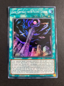 Yugioh Dark Contract with Patent License BACH-EN056 Super Rare 1st Edition NM