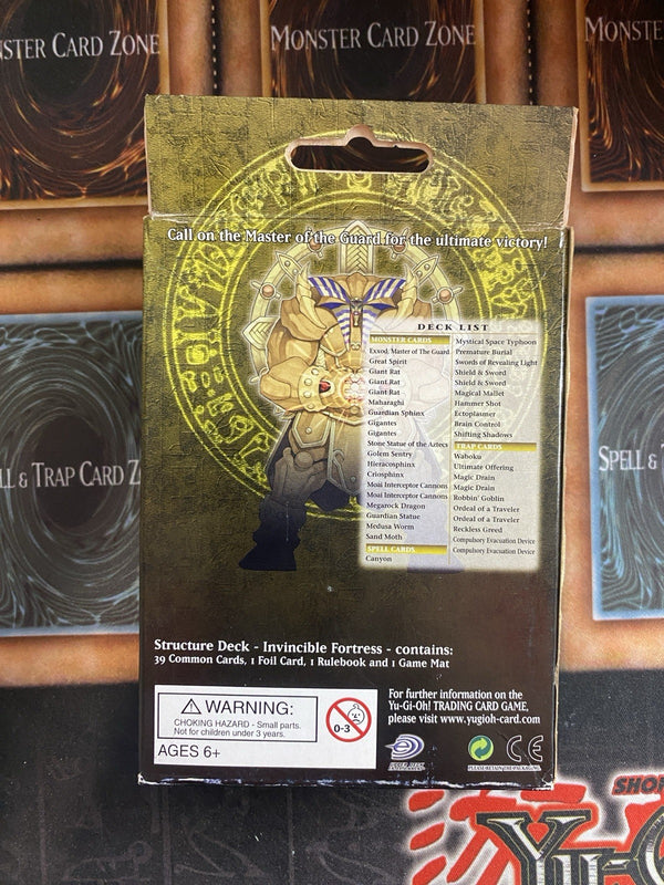 Yugioh Invincible Fortress Structure Deck Unlimited Edition Factory Sealed