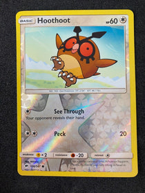 Pokemon Hoothoot 106/147 Burning Shadows Reverse Holo NM