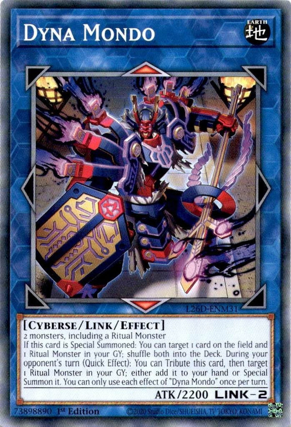 Yugioh Dyna Mondo L26D-ENM31 Common 1st Edition NM