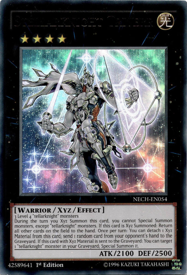 Yugioh Stellarknight Triverr NECH-EN054 Ultra Rare 1st Edition VLP/NM