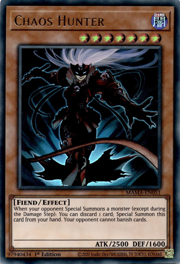 Yugioh Chaos Hunter MAMA-EN051 Ultra Rare 1st Edition LP