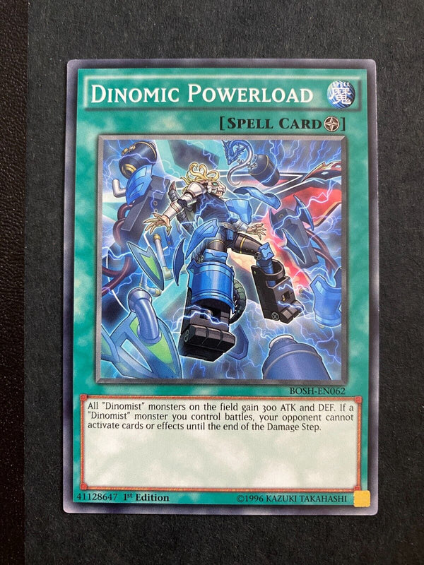 Yugioh Dinomic Powerload BOSH-EN062 Common 1st Edition NM