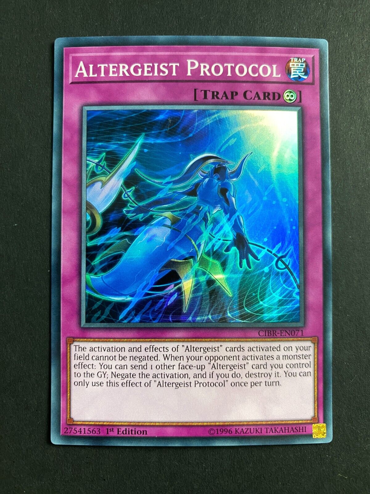 Yugioh Altergeist Protocol CIBR-EN071 Super Rare 1st Edition LP