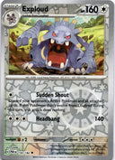 Pokemon Exploud 150/182 Paradox Rift Reverse Holo NM