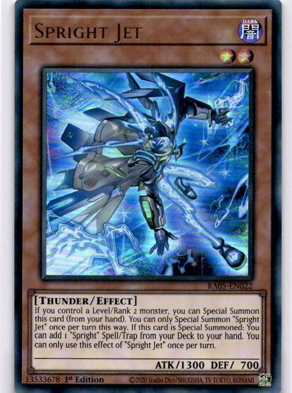 Yugioh Spright Jet RA05-EN022 Ultra Rare 1st Edition NM