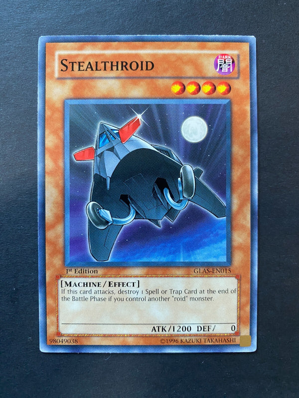 Yugioh Stealthroid GLAS-EN015 Common 1st Edition VLP/NM