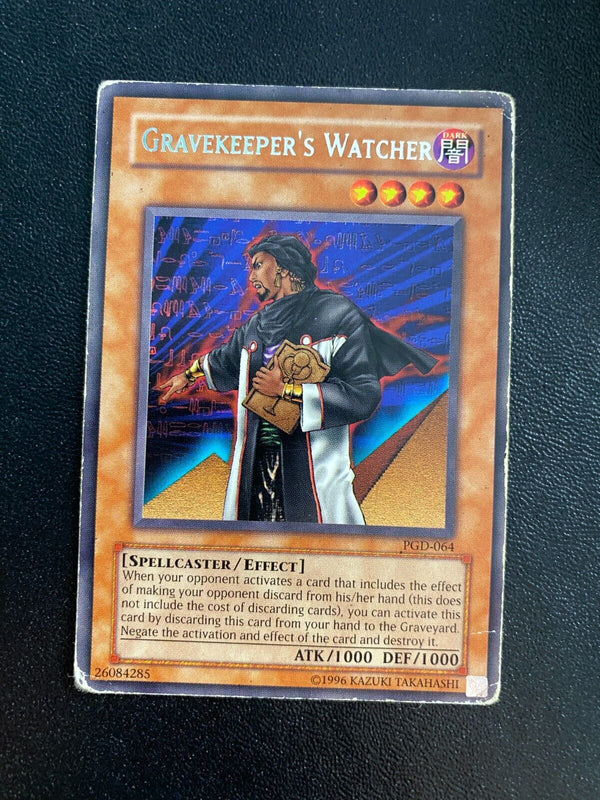 Yugioh Gravekeeper's Watcher PGD-064 Rare Unlimited Edition DMG