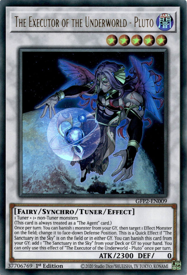 Yugioh The Executor of the Underworld - Pluto GFP2-EN009 Ultra Rare 1st Ed NM