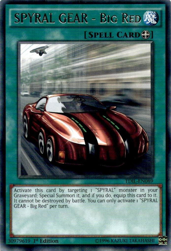 Yugioh SPYRAL GEAR - Big Red TDIL-EN089 Rare 1st Edition NM
