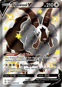 Pokemon Dubwool V SV120/SV122 Shining Fates Full Art Holo NM