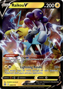 Pokemon Raikou V 048/172 Brilliant Stars Full Art Holo NM
