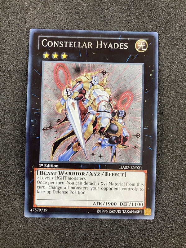 Yugioh Constellar Hyades HA07-EN021 Secret Rare 1st Edition NM-Mint