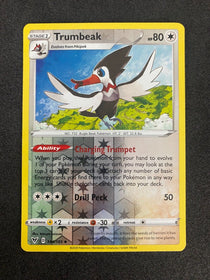 Pokemon Trumbeak 144/185 Vivid Voltage Reverse Holo NM