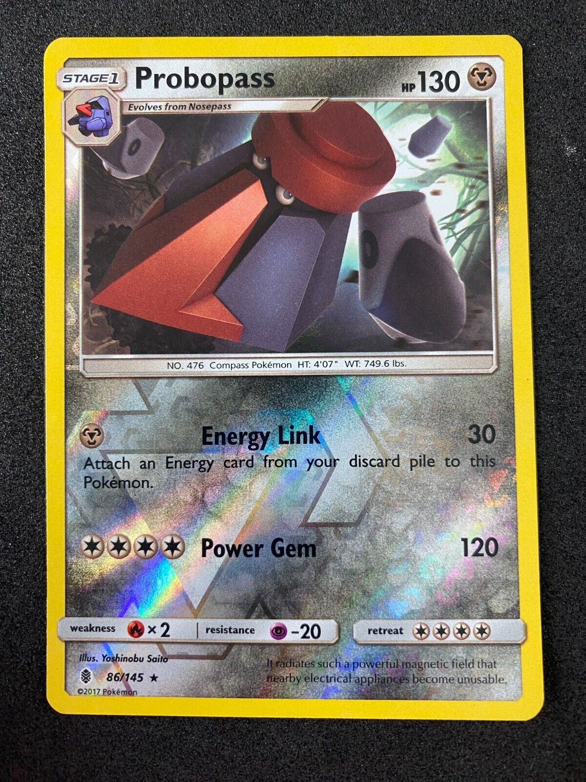 Pokemon Probopass 86/145 Guardians Rising Reverse Holo NM