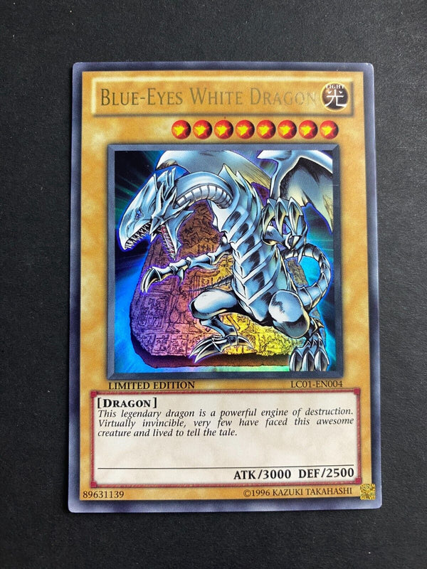 Yugioh Blue-Eyes White Dragon LC01-EN004 Ultra Rare Limited Edition MP/LP