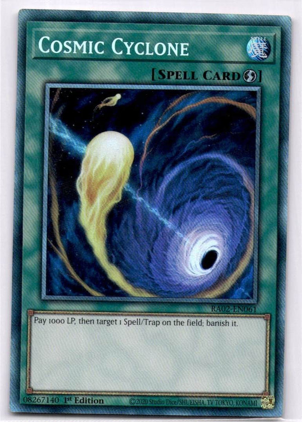 Yugioh Cosmic Cyclone RA02-EN061 Collector’s Rare 1st Edition NM