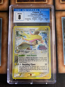 Pokemon Pidgeot 14/110 EX Holon Phantoms Reverse Holo CGC 8 PSA NM/MINT