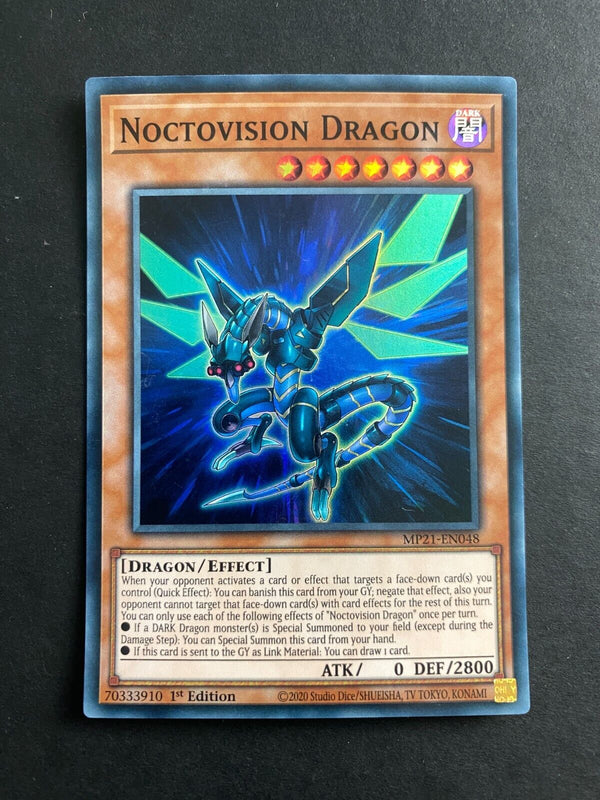 Yugioh Noctovision Dragon MP21-EN048 Ultra Rare 1st Edition MP/LP