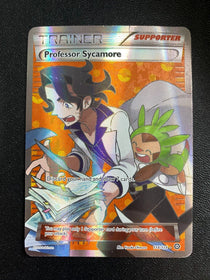 Pokemon Professor Sycamore 114/114 XY Steam Siege Trainer Full Art HP/MP