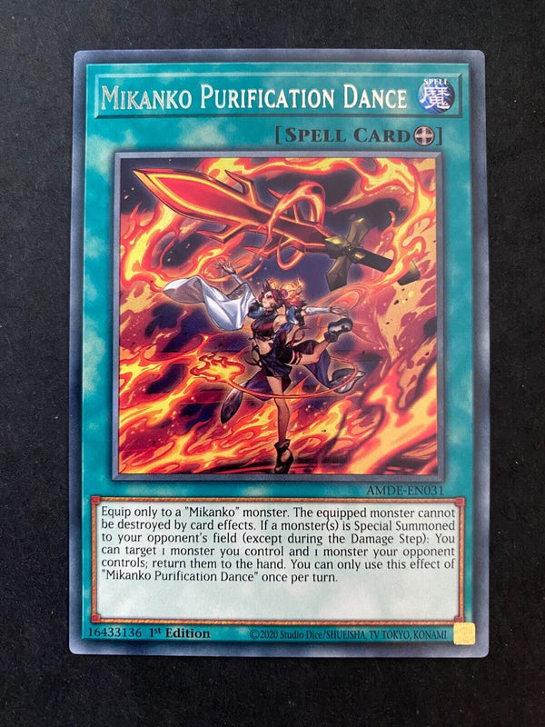 Yugioh Mikanko Purification Dance AMDE-EN031 Rare 1st Edition NM