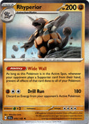 Pokemon Rhyperior 076/142 Stellar Crown Holo NM