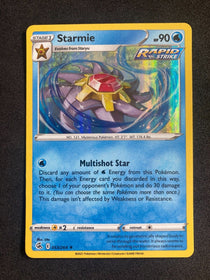 Pokemon Starmie 053/264 Fusion Strike Rare Holo NM