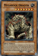 Yugioh Megarock Dragon TLM-EN015 Super Rare Unlimited Edition DAMAGED