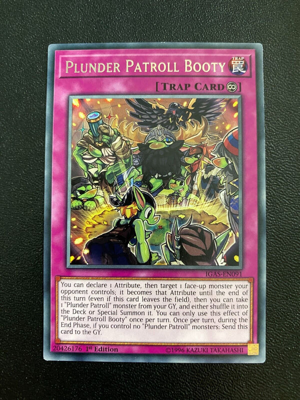 Yugioh Plunder Patroll Booty IGAS-EN091 Rare 1st Edition NM