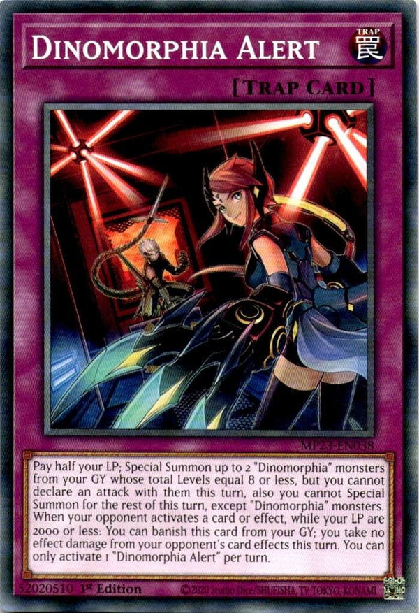 Yugioh Dinomorphia Alert MP23-EN038 Common 1st Edition NM