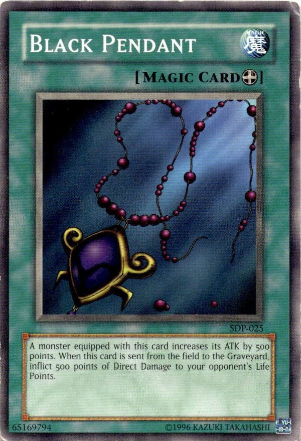 Yugioh Black Pendant SDP-025 Common Unlimited Edition HP/MP