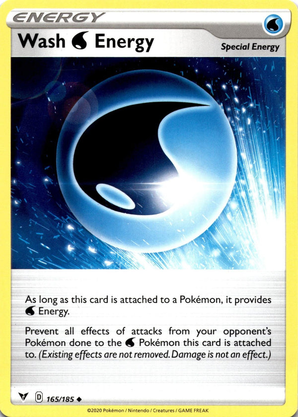 Pokemon Wash Energy 165/185 Vivid Voltage Non Holo NM