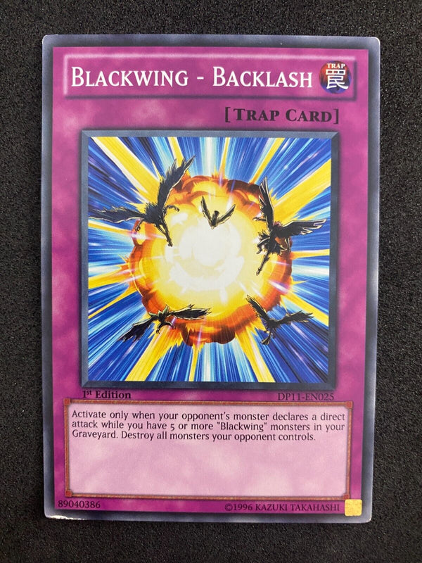 Yugioh Blackwing - Backlash DP11-EN025 1st Edition Common LP