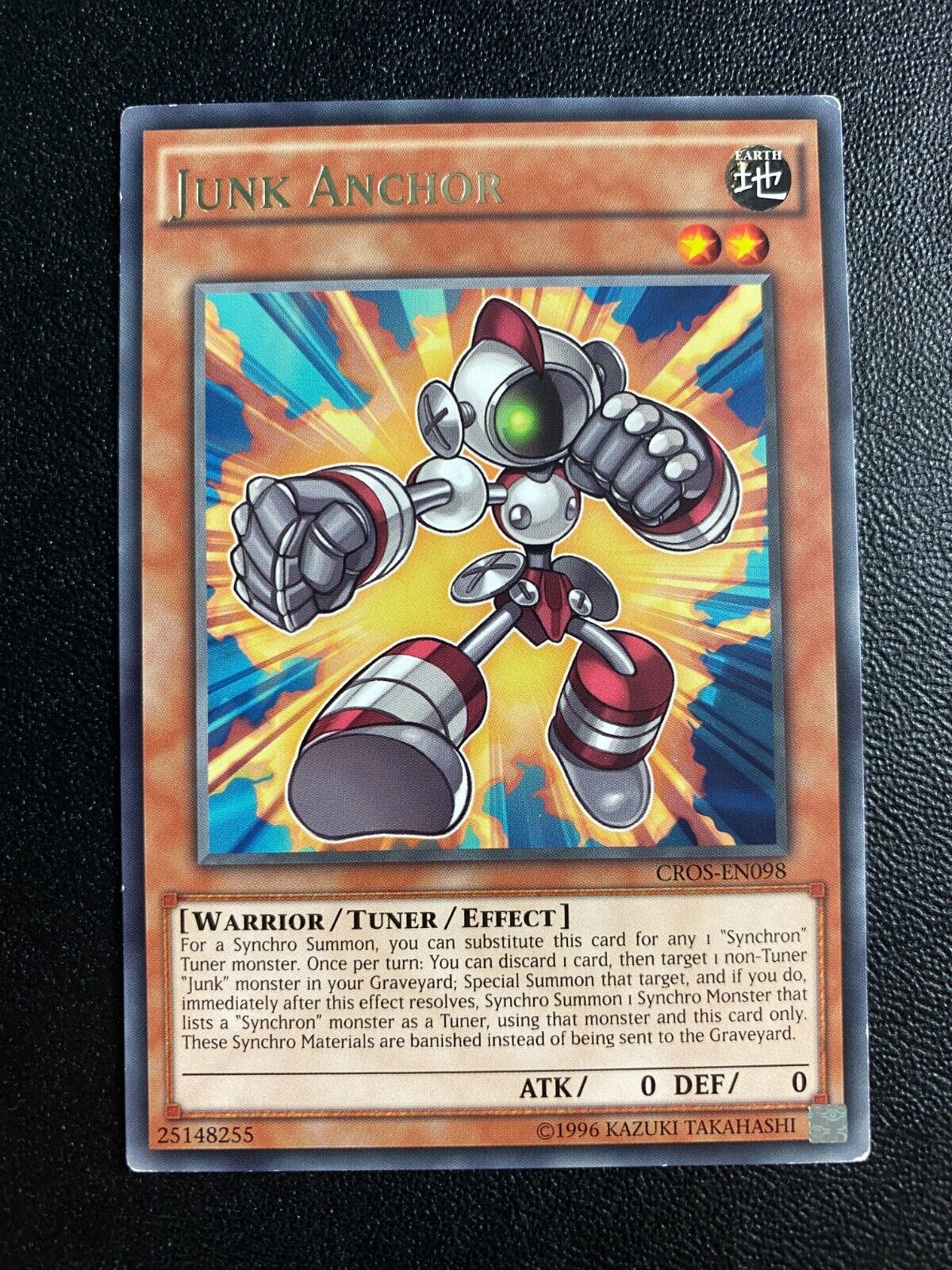 Yugioh Junk Anchor CROS-EN098 Rare Unlimited Edition MP