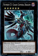 Yugioh Number C5: Chaos Chimera Dragon DRLG-EN043 Super Rare 1st/unlim Ed NM
