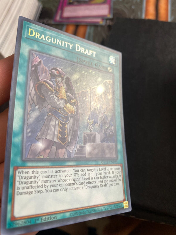 Yugioh Dragunity Draft GFTP-EN039 Ultra Rare 1st Edition MP/LP