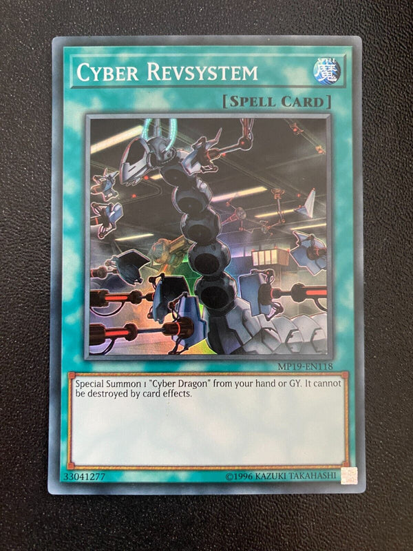 Yugioh Cyber Revsystem MP19-EN118 Super Rare 1st Edition NM/MINT