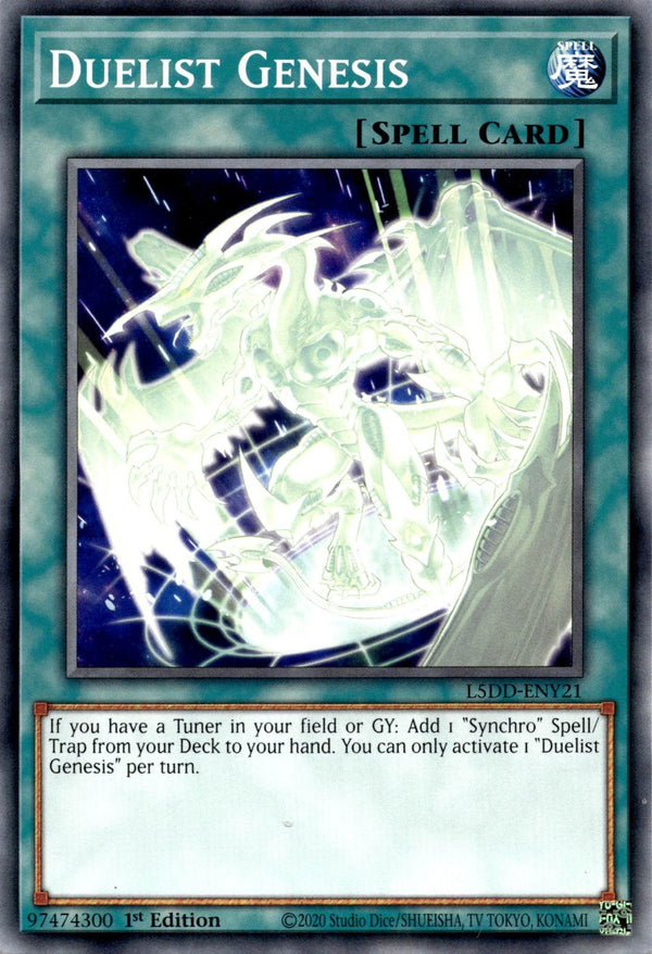 Yugioh Duelist Genesis L5DD-ENY21 Common 1st Edition NM