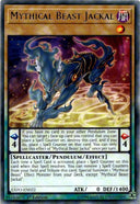 Yugioh Mythical Beast Jackal EXFO-EN022 Rare 1st Edition NM