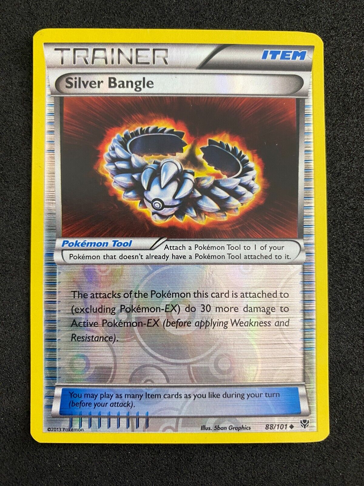 Pokemon Silver Bangle 88/101 Plasma Blast Reverse Holo LP