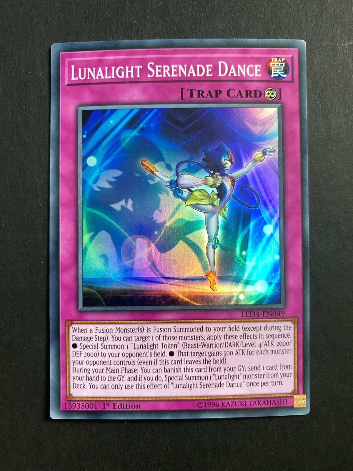 Yugioh Lunalight Serenade Dance LED4-EN049 Super Rare 1st Edition LP