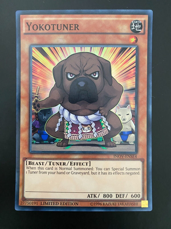 Yugioh Yokotuner INOV-ENSE4 Super Rare Limited Edition VLP