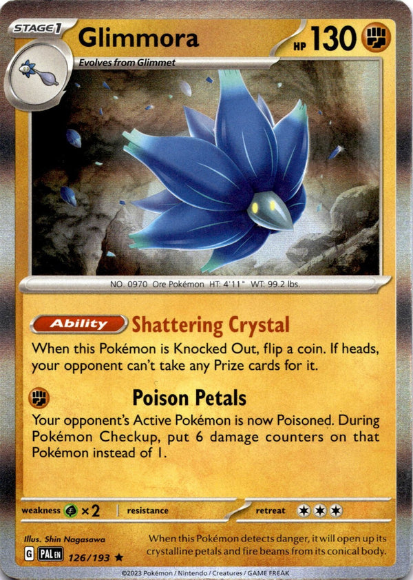 Pokemon Glimmora 126/193 Paldea Evolved Holo LP/NM