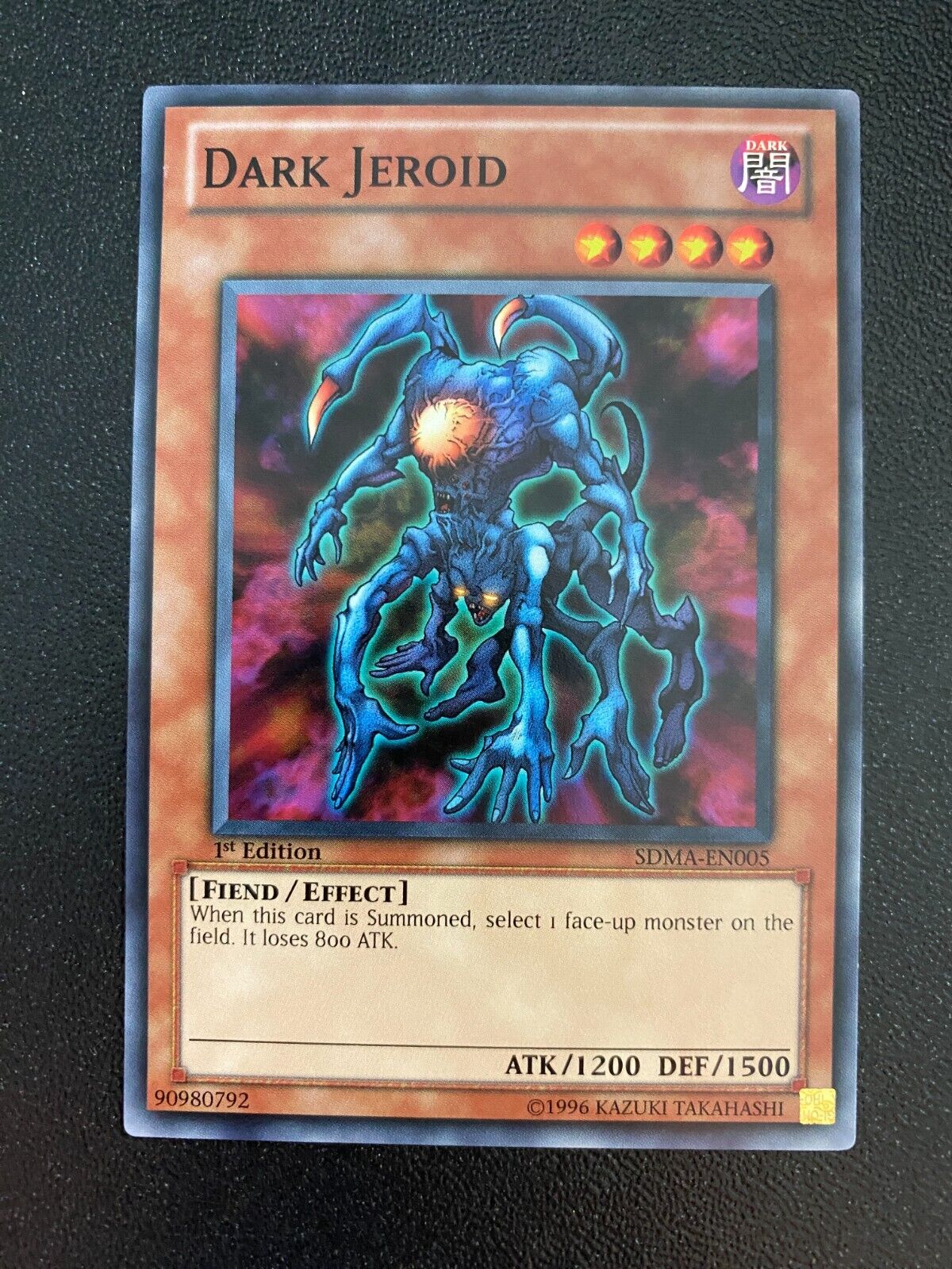 Yugioh Dark Jeroid SDMA-EN005 Common 1st Edition NM