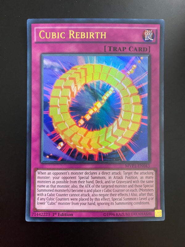 Yugioh Cubic Rebirth MVP1-EN043 Ultra Rare 1st Edition VLP/NM (N)